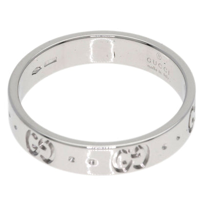 GUCCI Icon # 15 Ring K18 White Gold Ladies [Used]