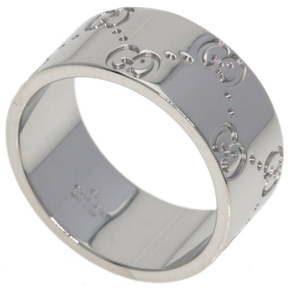 GUCCI Icon wide # 16 Ring K18 White Gold Ladies [Used]