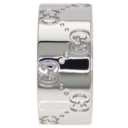 GUCCI Icon wide # 16 Ring K18 White Gold Ladies [Used]
