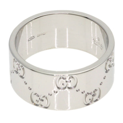 GUCCI Icon wide # 16 Ring K18 White Gold Ladies [Used]