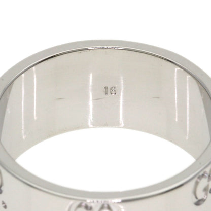 GUCCI Icon wide # 16 Ring K18 White Gold Ladies [Used]