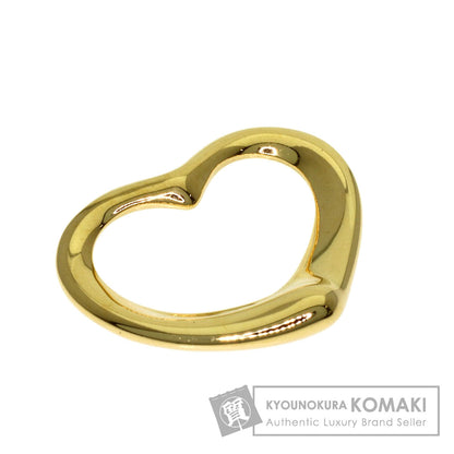 TIFFANY&Co. Open heart Pendant top K18 Yellow Gold Ladies [Used]