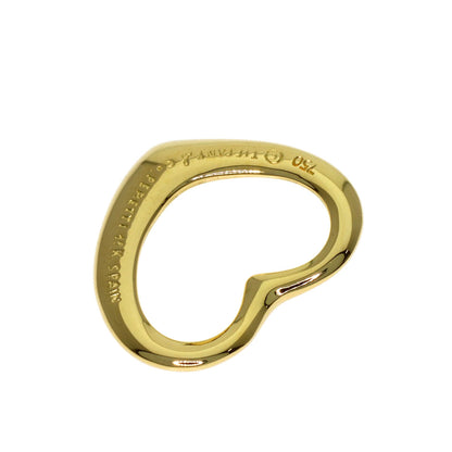TIFFANY&Co. Open heart Pendant top K18 Yellow Gold Ladies [Used]