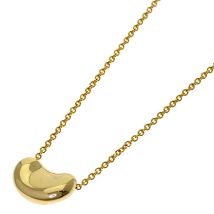 TIFFANY&Co. Bean Necklace K18 Yellow Gold Ladies [Used]