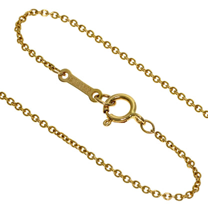 TIFFANY&Co. Bean Necklace K18 Yellow Gold Ladies [Used]