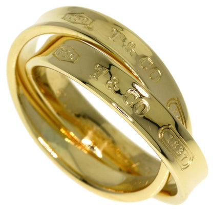 TIFFANY&Co. 1837 Interlocking Circle Ring K18 Yellow Gold Ladies [Used]