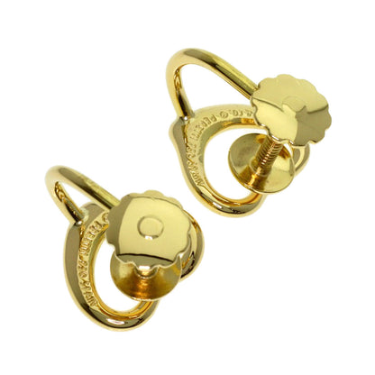 TIFFANY&Co. Open heart Earring K18 Yellow Gold Ladies [Used]