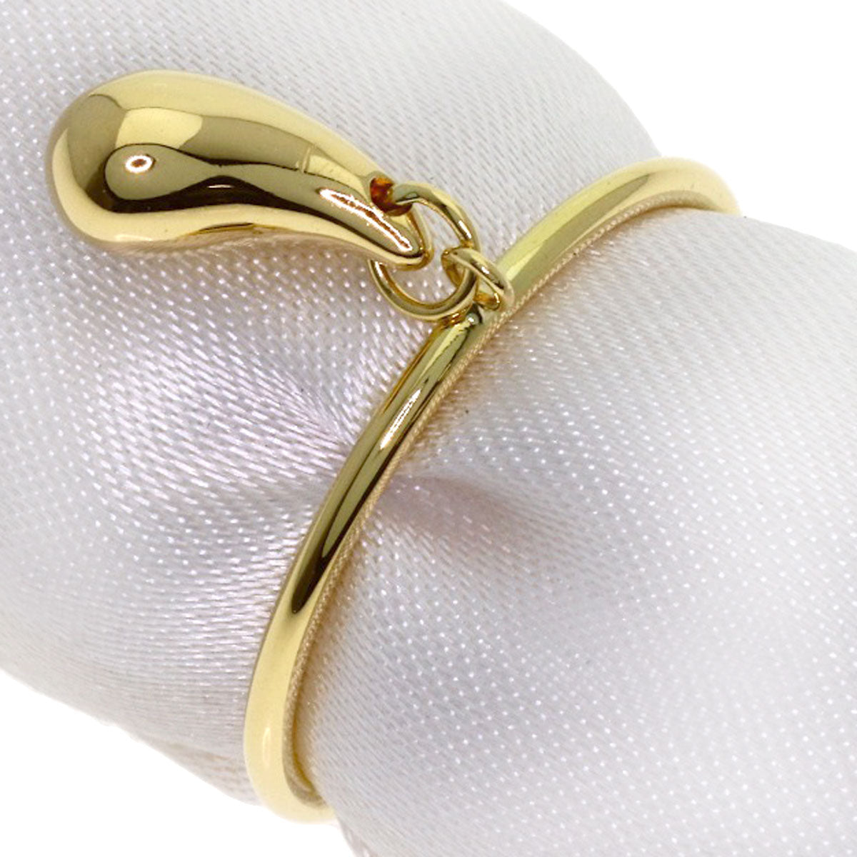 TIFFANY&Co. teardrop Ring K18 Yellow Gold Ladies [Used]