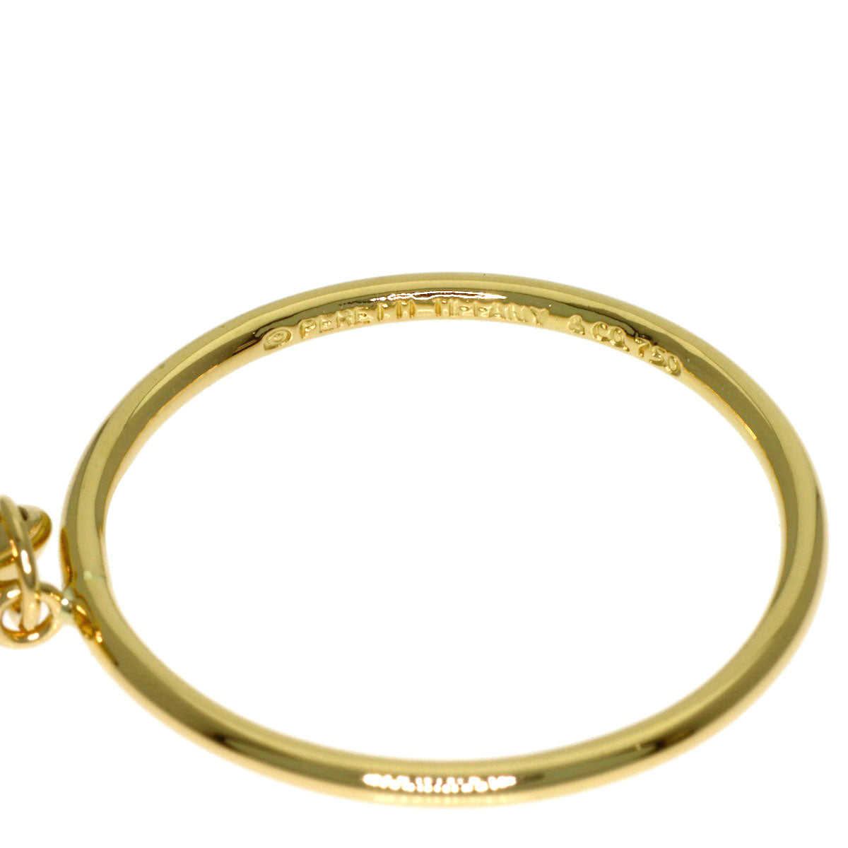 TIFFANY&Co. teardrop Ring K18 Yellow Gold Ladies [Used]