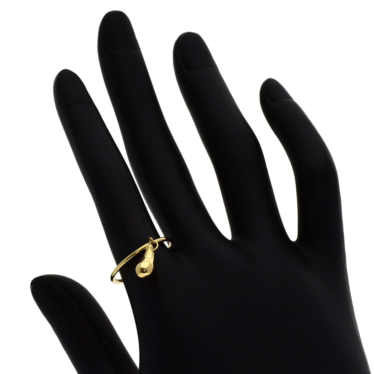 TIFFANY&Co. teardrop Ring K18 Yellow Gold Ladies [Used]