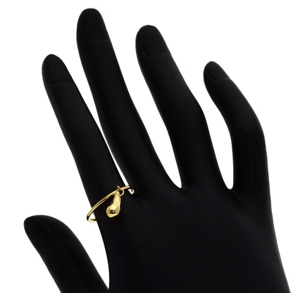 TIFFANY&Co. teardrop Ring K18 Yellow Gold Ladies [Used]