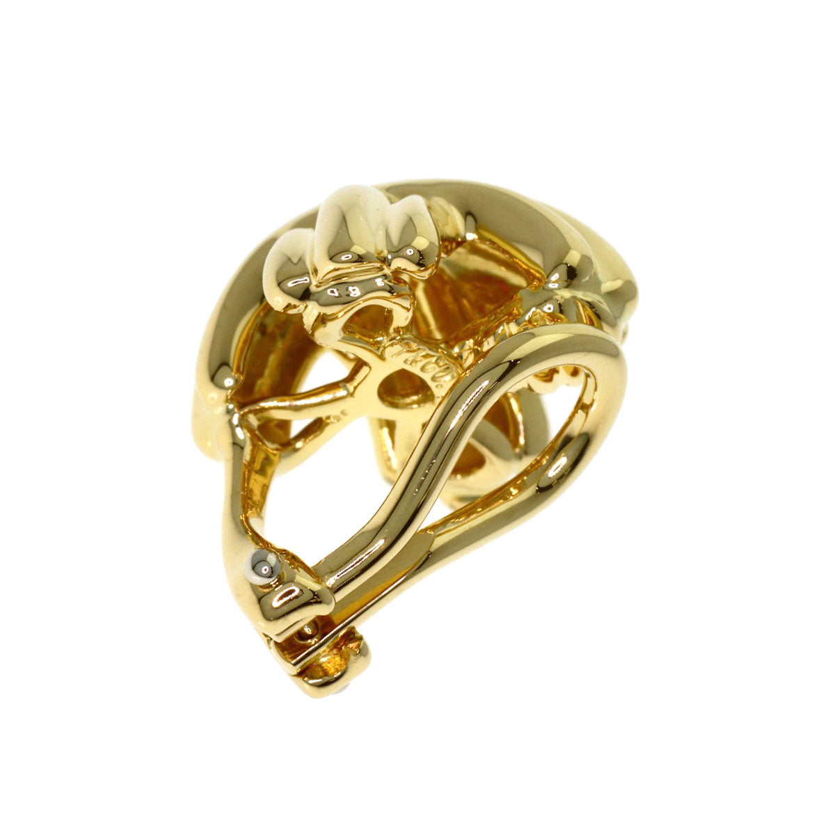 TIFFANY&Co. Signature One side only Earring K18 Yellow Gold Ladies [Used]