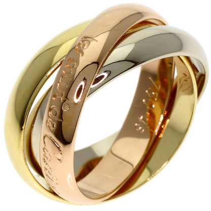 CARTIER Trinity#48 Ring K18 Yellow Gold 18K Pink GoldLadies [Used]