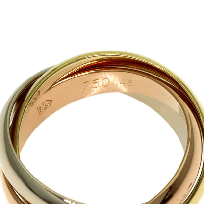 CARTIER Trinity#48 Ring K18 Yellow Gold 18K Pink GoldLadies [Used]