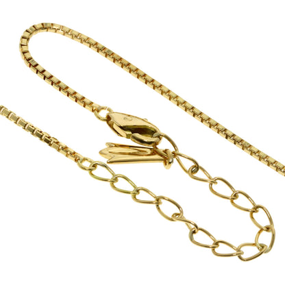 POLA Diamond Necklace K18 Yellow Gold Ladies [Used]
