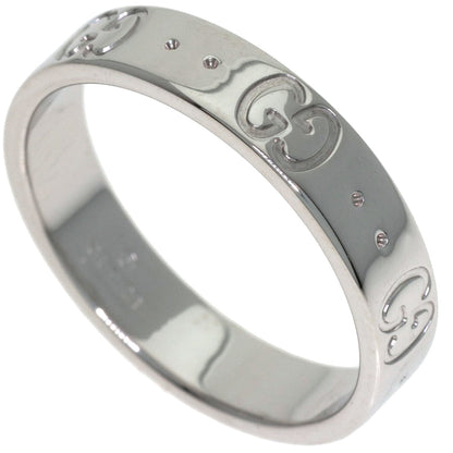 GUCCI Icon # 11 Ring K18 White Gold Ladies [Used]