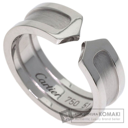 CARTIER C2 #51 Ring K18 White Gold Ladies [Used]