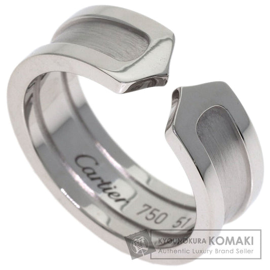 CARTIER C2 #51 Ring K18 White Gold Ladies [Used]