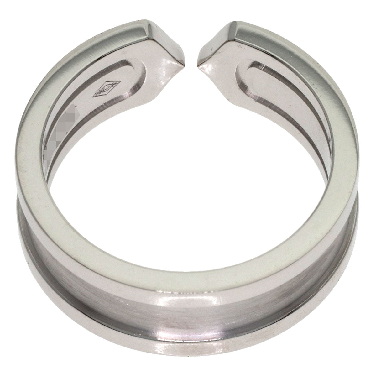 CARTIER C2 #51 Ring K18 White Gold Ladies [Used]