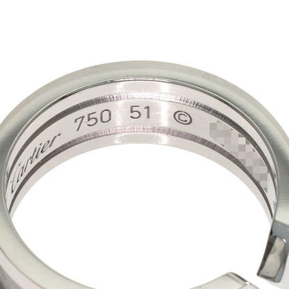 CARTIER C2 #51 Ring K18 White Gold Ladies [Used]