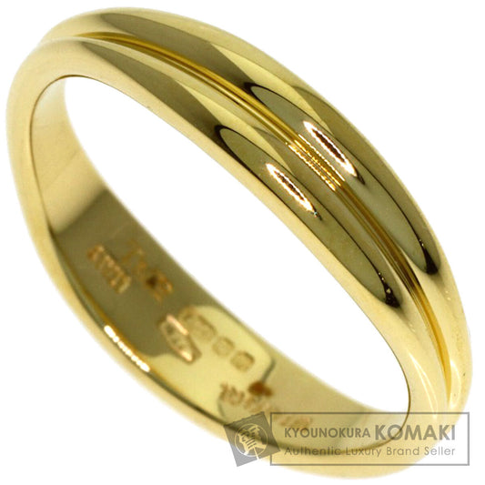 TIFFANY&Co. Double wave Ring K18 Yellow Gold Ladies [Used]