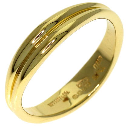 TIFFANY&Co. Double wave Ring K18 Yellow Gold Ladies [Used]
