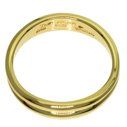 TIFFANY&Co. Double wave Ring K18 Yellow Gold Ladies [Used]