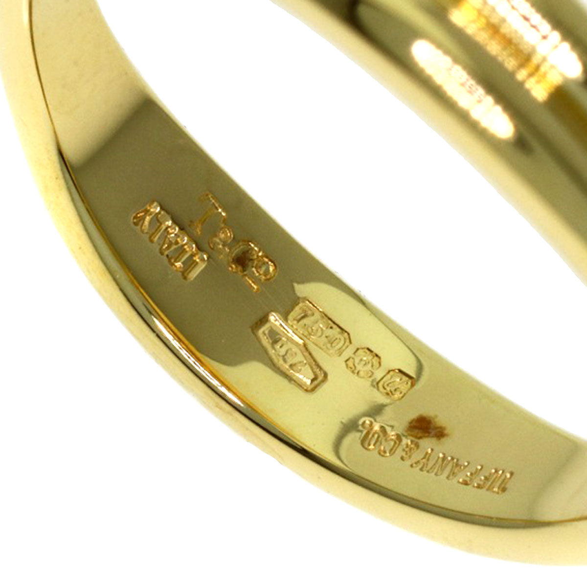 TIFFANY&Co. Double wave Ring K18 Yellow Gold Ladies [Used]