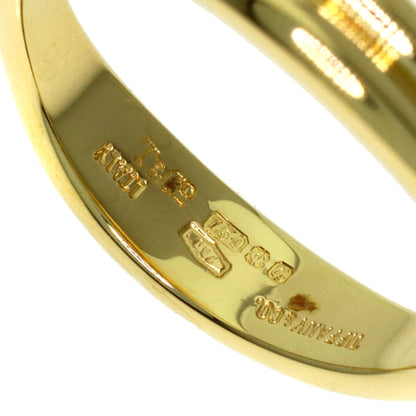 TIFFANY&Co. Double wave Ring K18 Yellow Gold Ladies [Used]