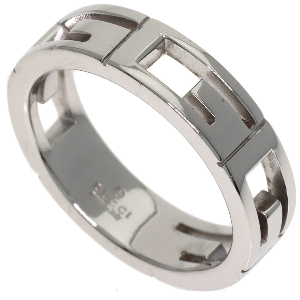 GUCCI Multiple #9 Ring K18 White Gold Ladies [Used]