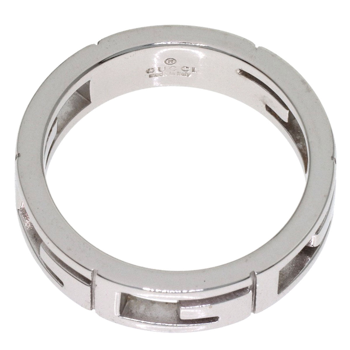 GUCCI Multiple #9 Ring K18 White Gold Ladies [Used]