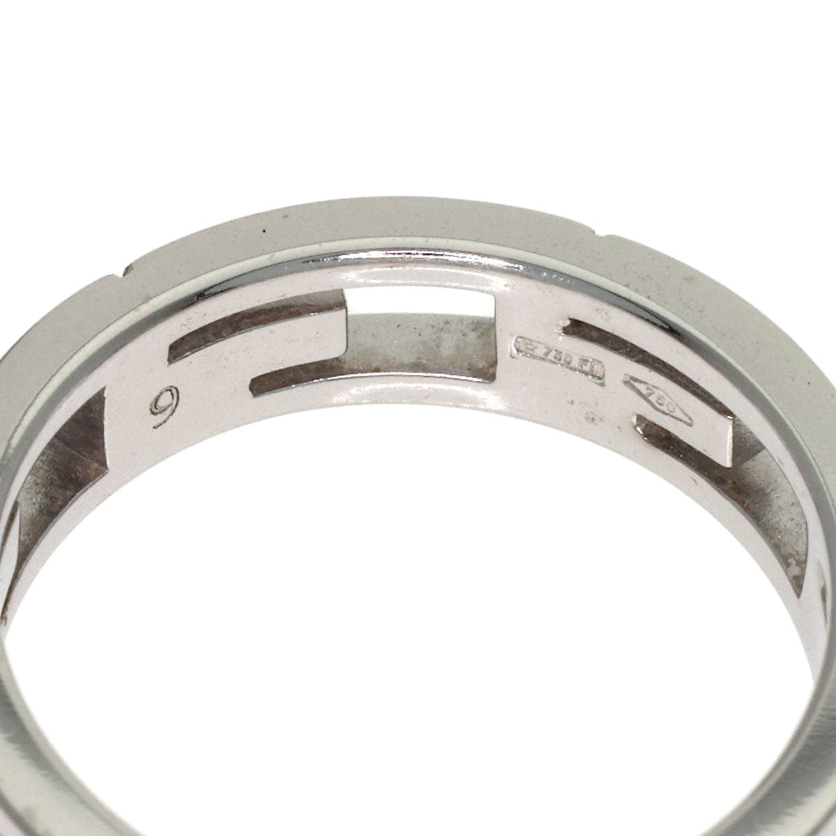 GUCCI Multiple #9 Ring K18 White Gold Ladies [Used]