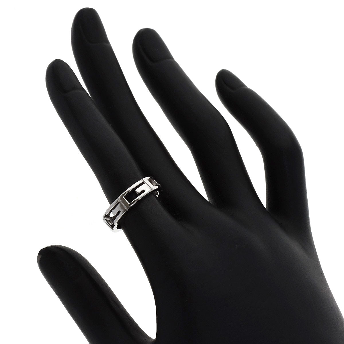 GUCCI Multiple #9 Ring K18 White Gold Ladies [Used]