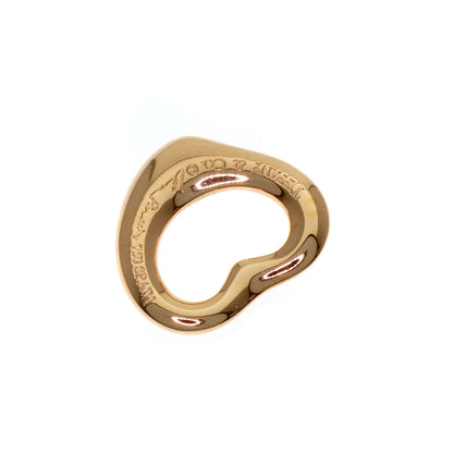 TIFFANY&Co. Open heart Pendant top K18 Pink Gold Ladies [Used]