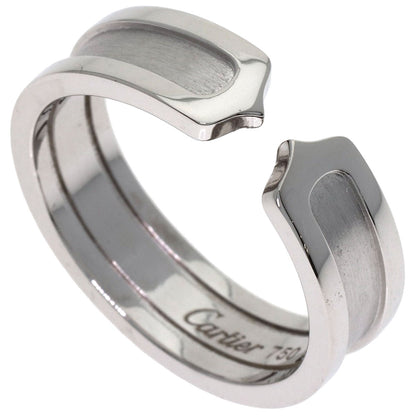 CARTIER C2 #61 Ring K18 White Gold Ladies [Used]