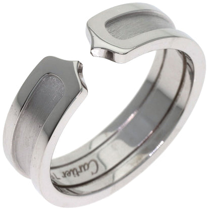 CARTIER C2 #61 Ring K18 White Gold Ladies [Used]