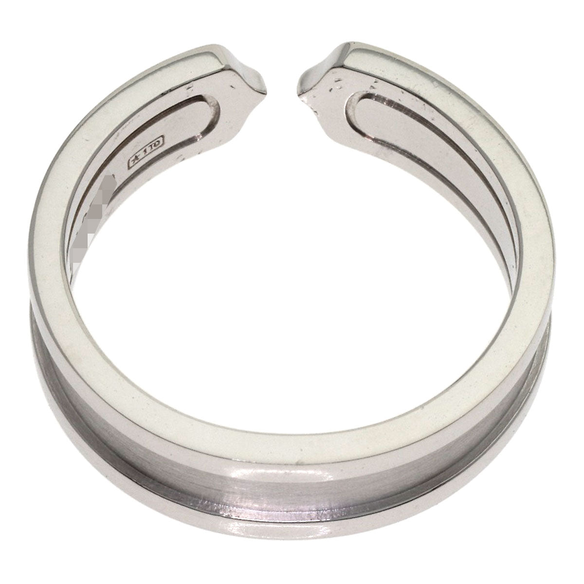 CARTIER C2 #61 Ring K18 White Gold Ladies [Used]