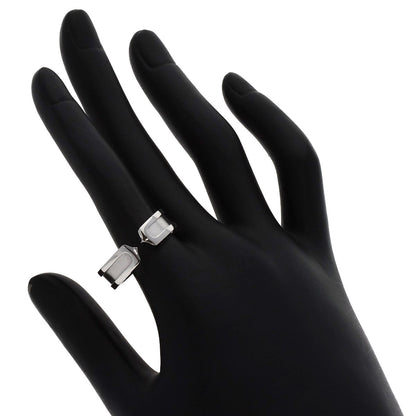 CARTIER C2 #61 Ring K18 White Gold Ladies [Used]