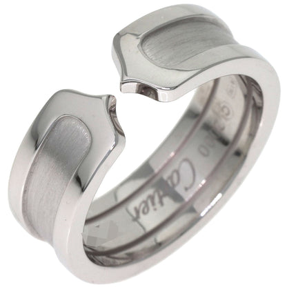 CARTIER C2 #53 Ring K18 White Gold Ladies [Used]