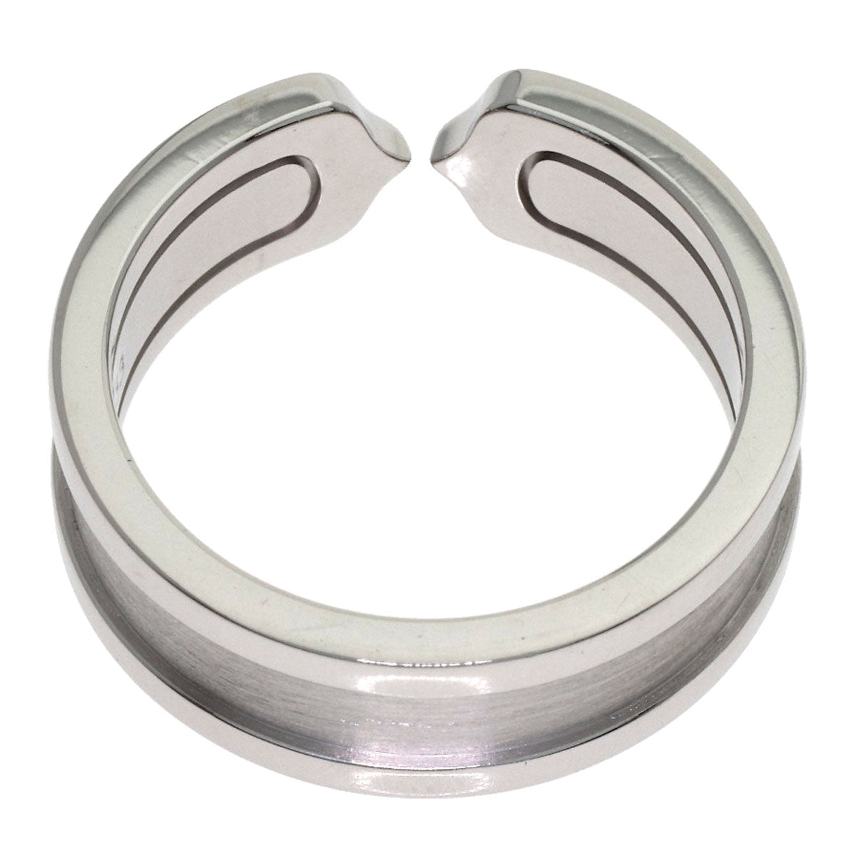 CARTIER C2 #53 Ring K18 White Gold Ladies [Used]