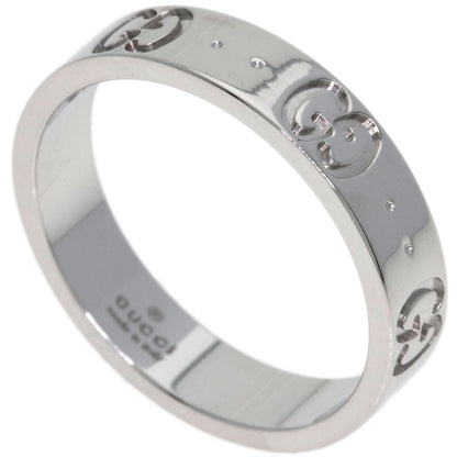 GUCCI Icon # 11 Ring K18 White Gold Ladies [Used]