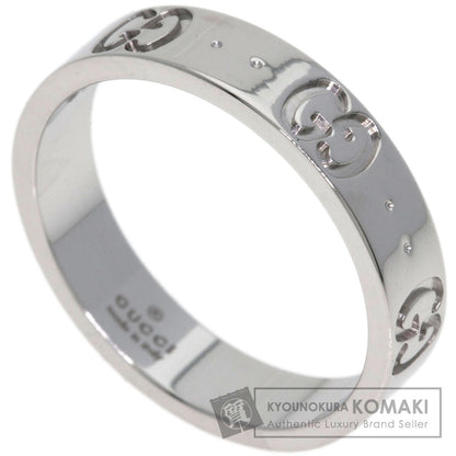 GUCCI Icon # 11 Ring K18 White Gold Ladies [Used]