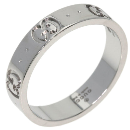 GUCCI Icon # 11 Ring K18 White Gold Ladies [Used]