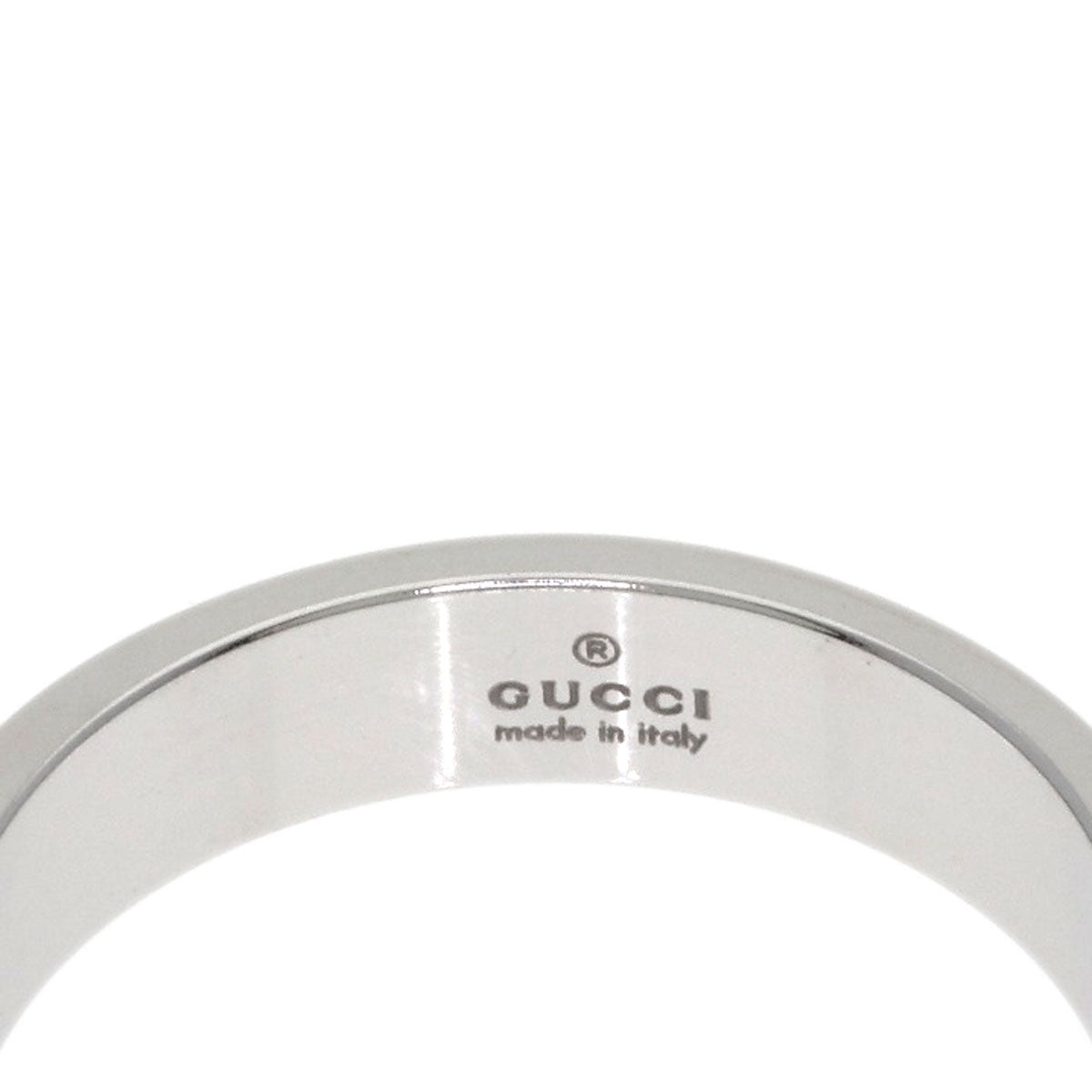 GUCCI Icon # 11 Ring K18 White Gold Ladies [Used]