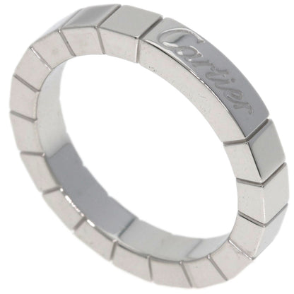 CARTIER Laniere # 48 Ring K18 White Gold Ladies [Used]