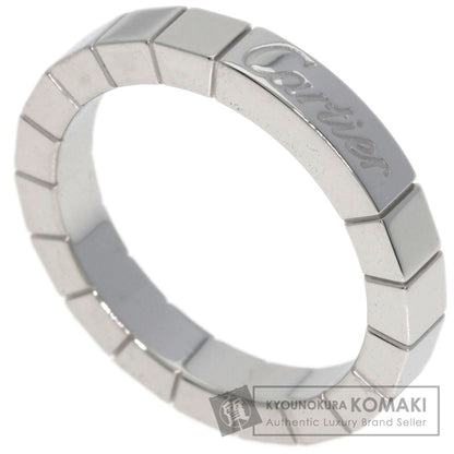 CARTIER Laniere # 48 Ring K18 White Gold Ladies [Used]