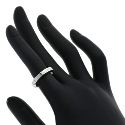 CARTIER Laniere # 48 Ring K18 White Gold Ladies [Used]