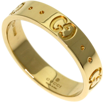 GUCCI Icon # 10 Ring K18 Yellow Gold Ladies [Used]
