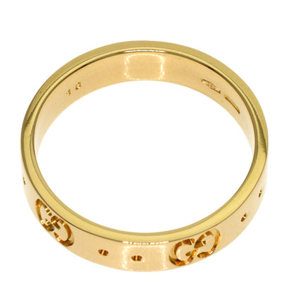 GUCCI Icon # 10 Ring K18 Yellow Gold Ladies [Used]