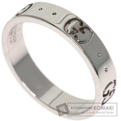 GUCCI Icon # 9 Ring K18 White Gold Ladies [Used]